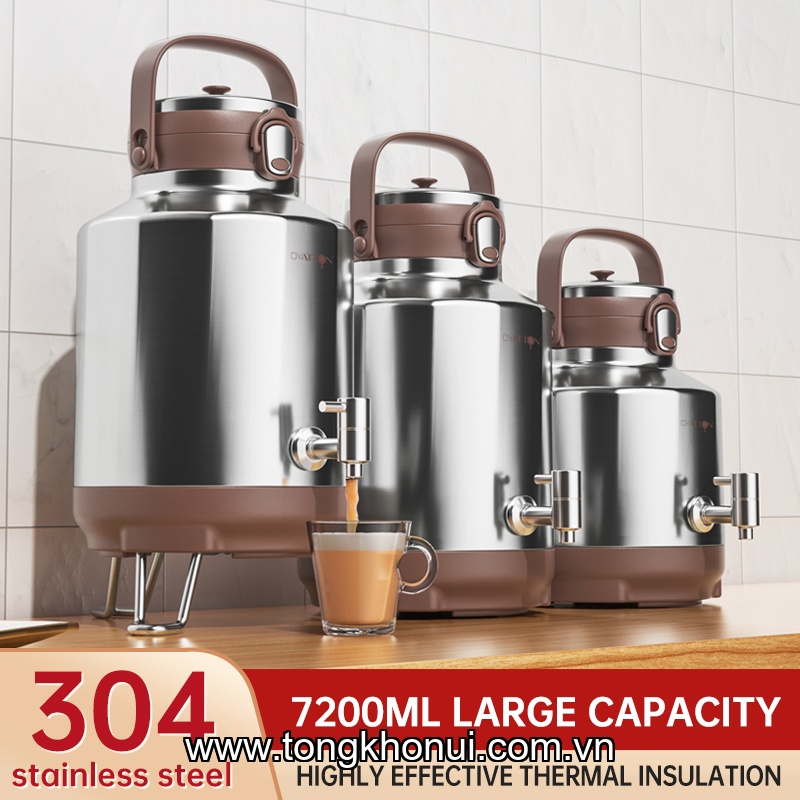 BÌNH BẢO ÔN OYATTON GRAND MASTER O409 7200ML – 6 LỚP CHÂN KHÔNG, VÒI RÓT, KHÓA KÉP! ảnh 9